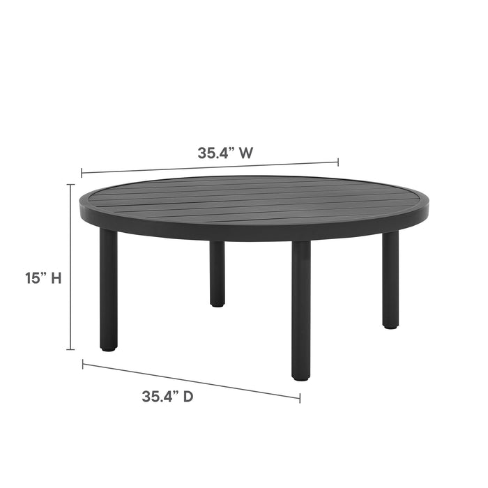 Terrace 4-Piece Outdoor Patio Aluminum Furniture Set by Modway