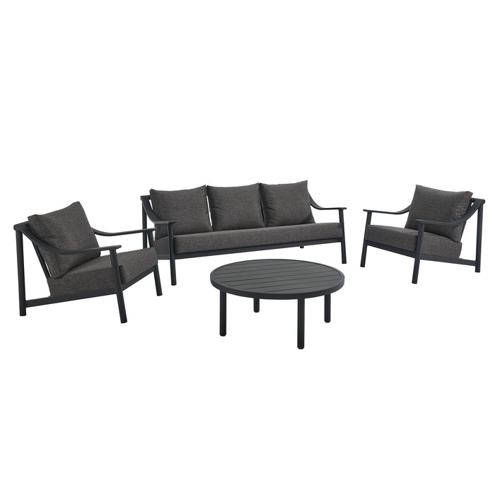 Terrace 4-Piece Outdoor Patio Aluminum Furniture Set by Modway