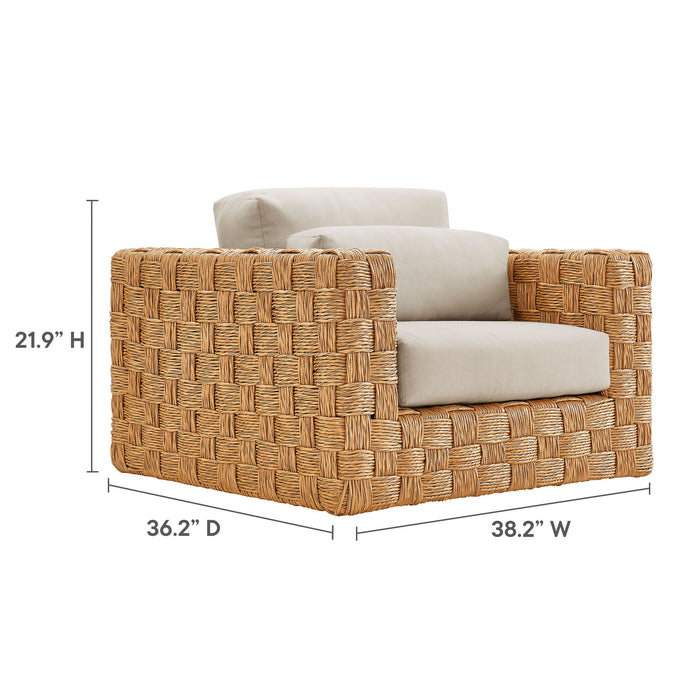 Thames 4-Piece Outdoor Patio Wicker Outdoor Patio Rattan Furniture Set by Modway