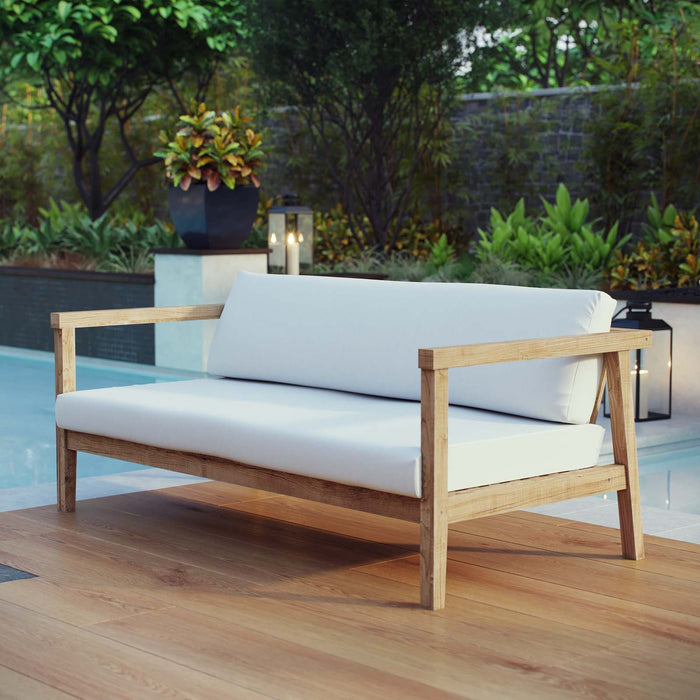 Bayport Outdoor Patio Teak Sofa by Modway