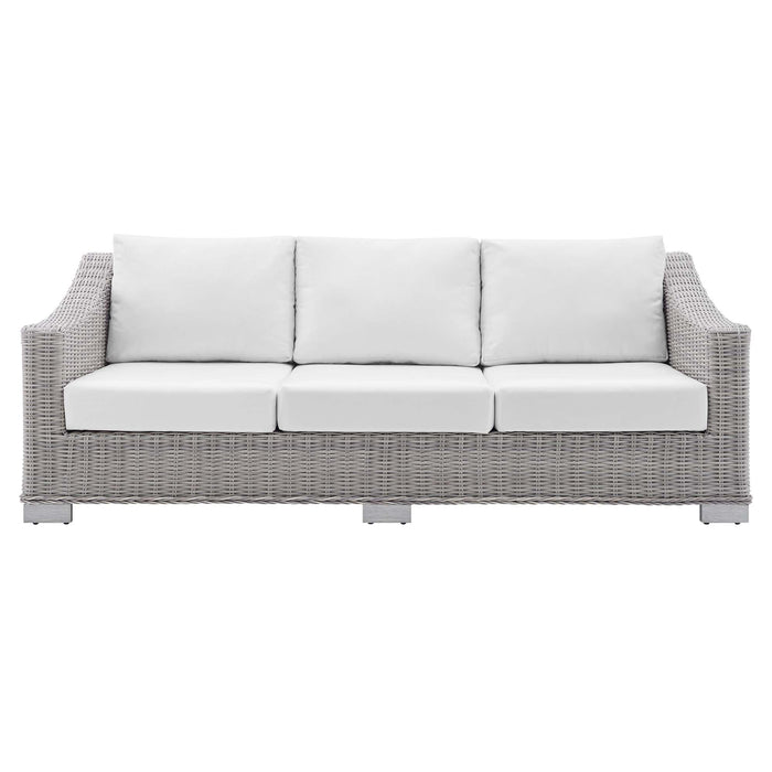 Conway Sunbrella� Outdoor Patio Wicker Rattan Sofa by Modway