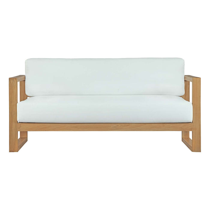 Upland Outdoor Patio Teak Sofa by Modway