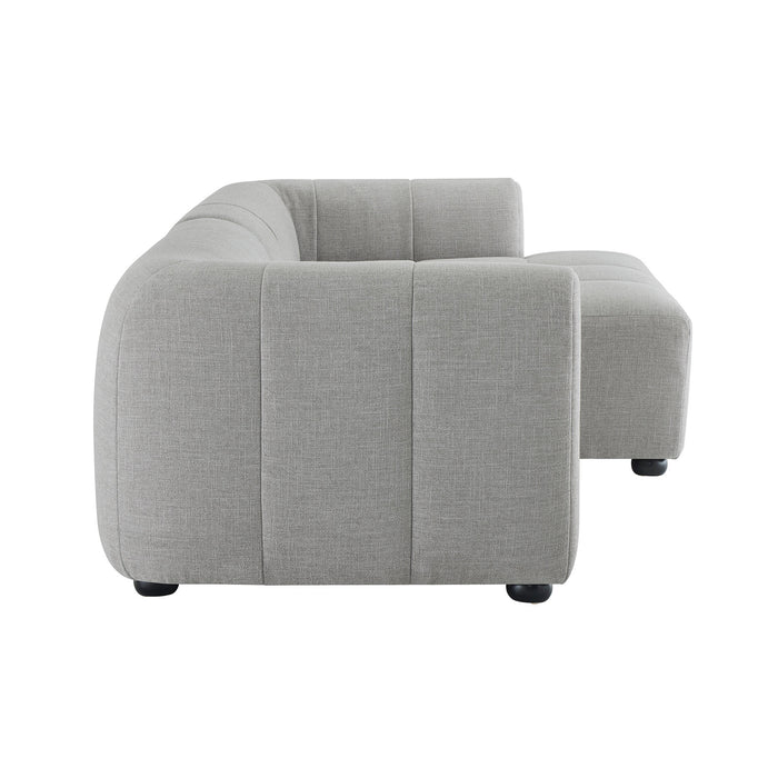 Liana Right-Facing Upholstered Fabric Modular Sofa with Chaise by Modway