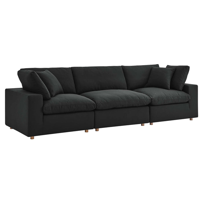 Commix 3 Piece Down Filled Overstuffed Sectional Sofa Set by Modway