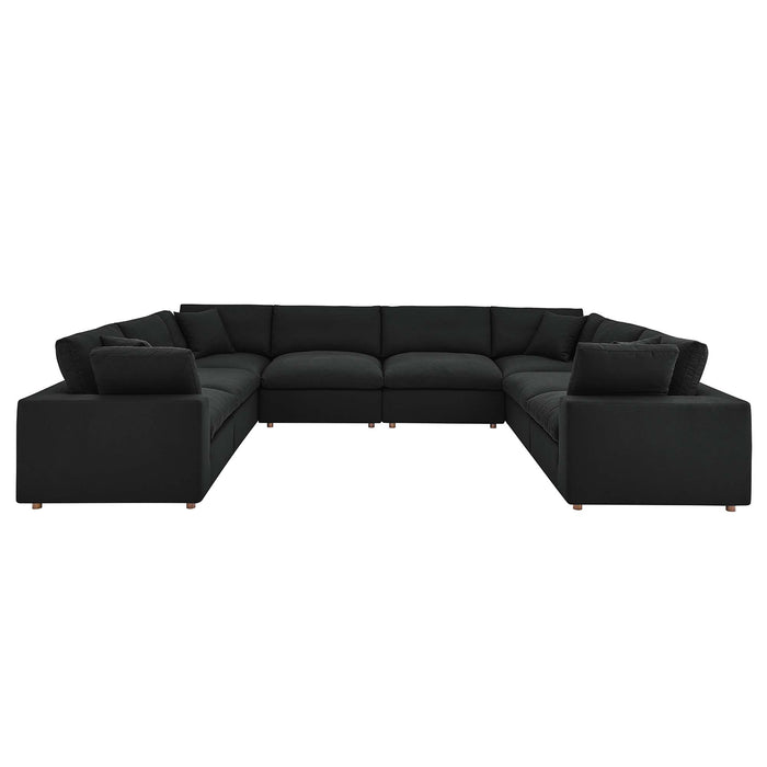 Commix 8-Piece Down Filled Overstuffed Sectional Sofa by Modway