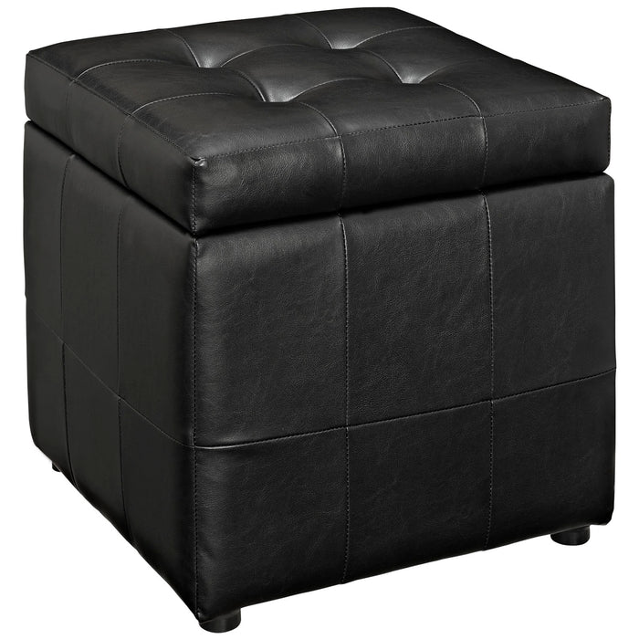 Volt Storage Upholstered Vinyl Ottoman by Modway