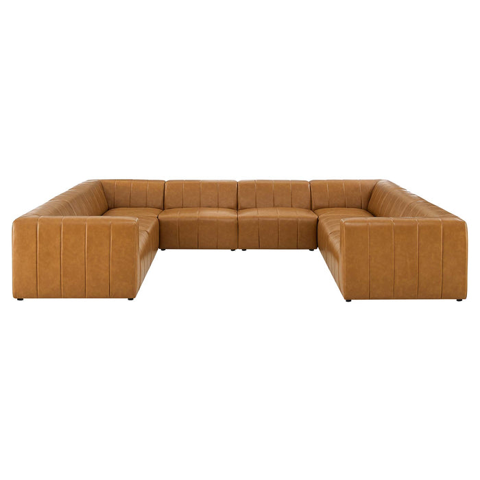 Bartlett 8-Piece Vegan Leather Sectional Sofa by Modway