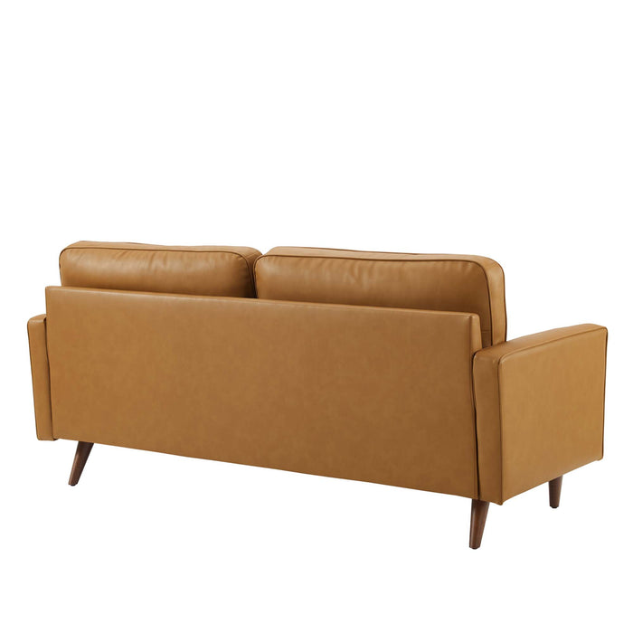 Valour Leather Sofa by Modway