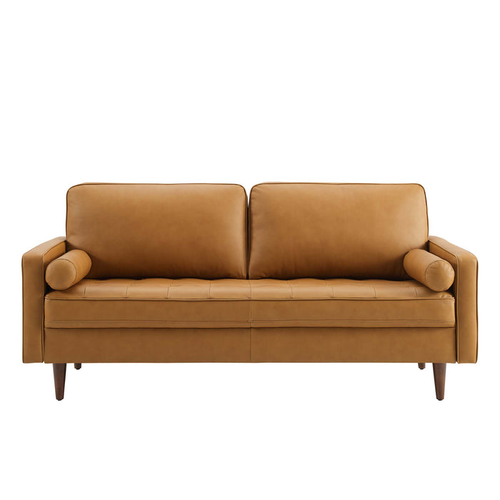 Valour Leather Sofa by Modway