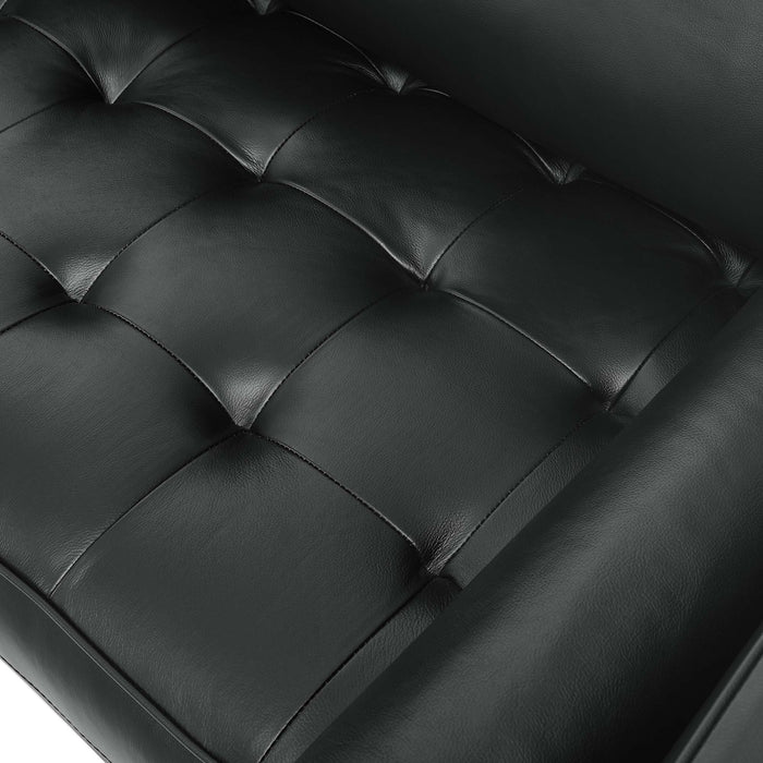 Valour Leather Sofa by Modway