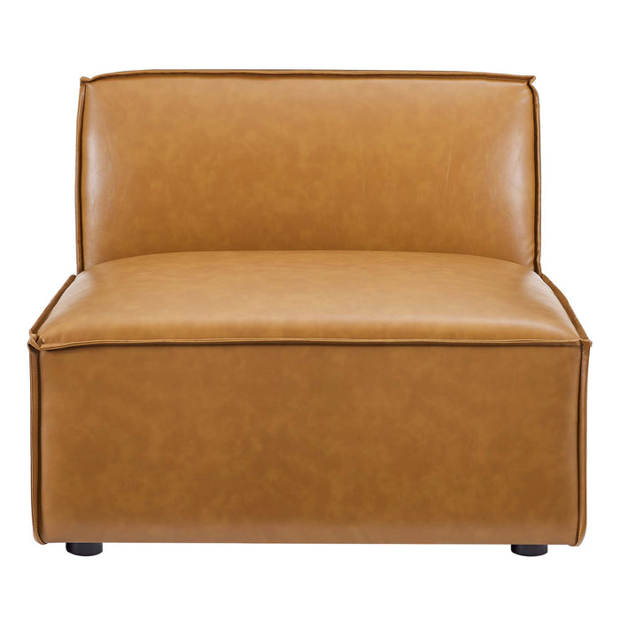 Restore 3-Piece Vegan Leather Sofa by Modway