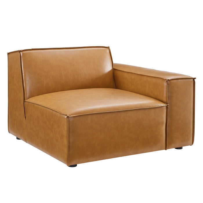 Restore 3-Piece Vegan Leather Sofa by Modway