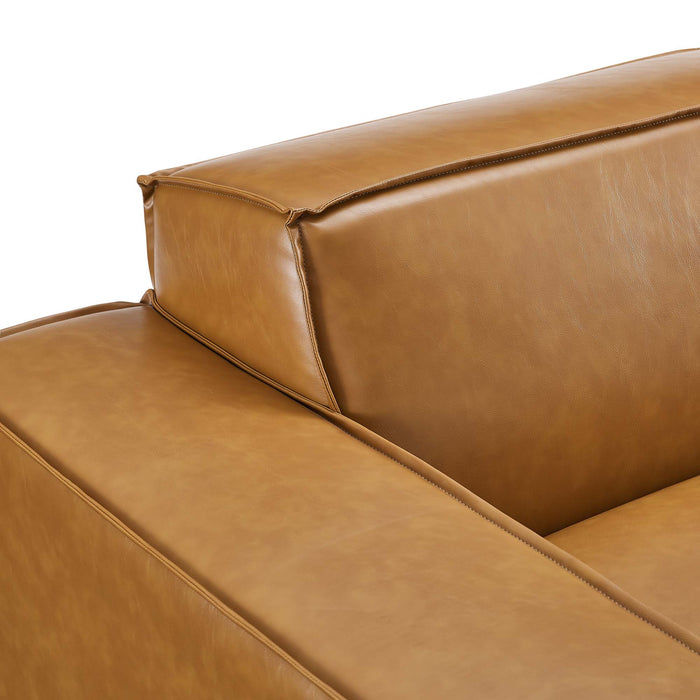 Restore 3-Piece Vegan Leather Sofa by Modway