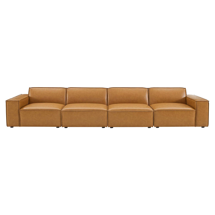 Restore 4-Piece Vegan Leather Sofa by Modway