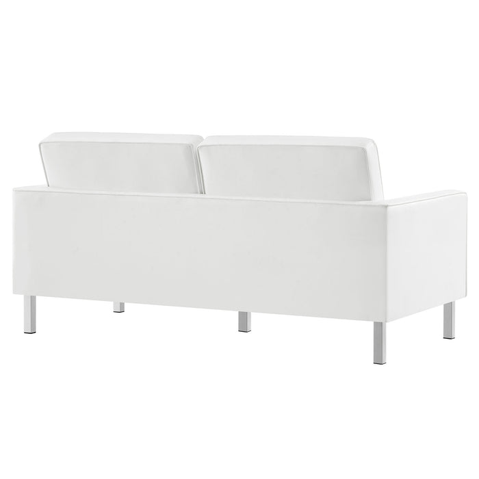 Loft 2-Piece Tufted Vegan Leather Furniture Set by Modway