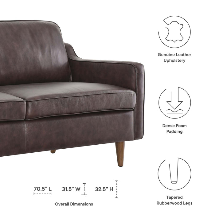 Impart Genuine Leather Sofa by Modway