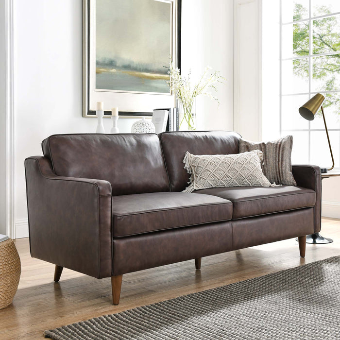 Impart Genuine Leather Sofa by Modway