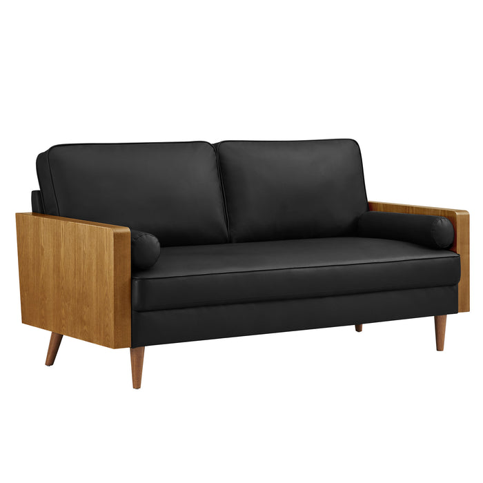 Kellan Vegan Leather Sofa by Modway