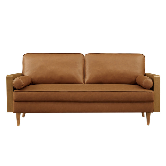 Kellan Vegan Leather Sofa by Modway