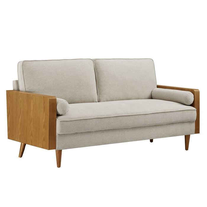 Kellan Heathered Fabric Upholstered Sofa by Modway