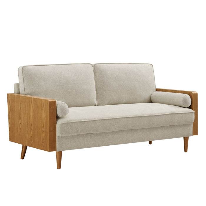 Kellan Heathered Fabric Upholstered Sofa by Modway