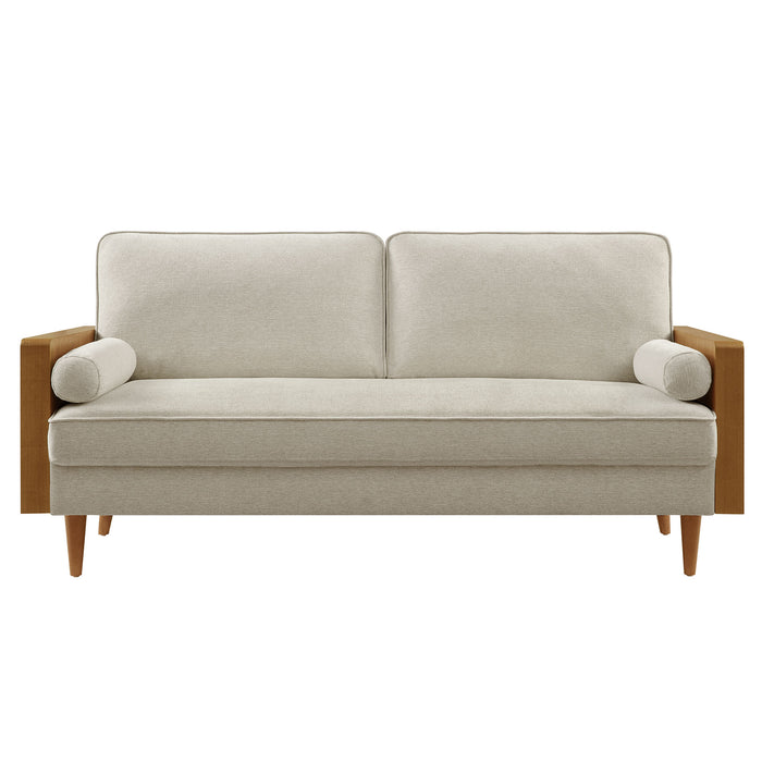 Kellan Heathered Fabric Upholstered Sofa by Modway