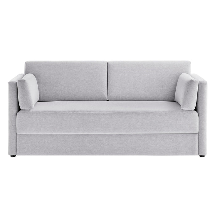 Linden Upholstered Heathered Chenille Sofa by Modway