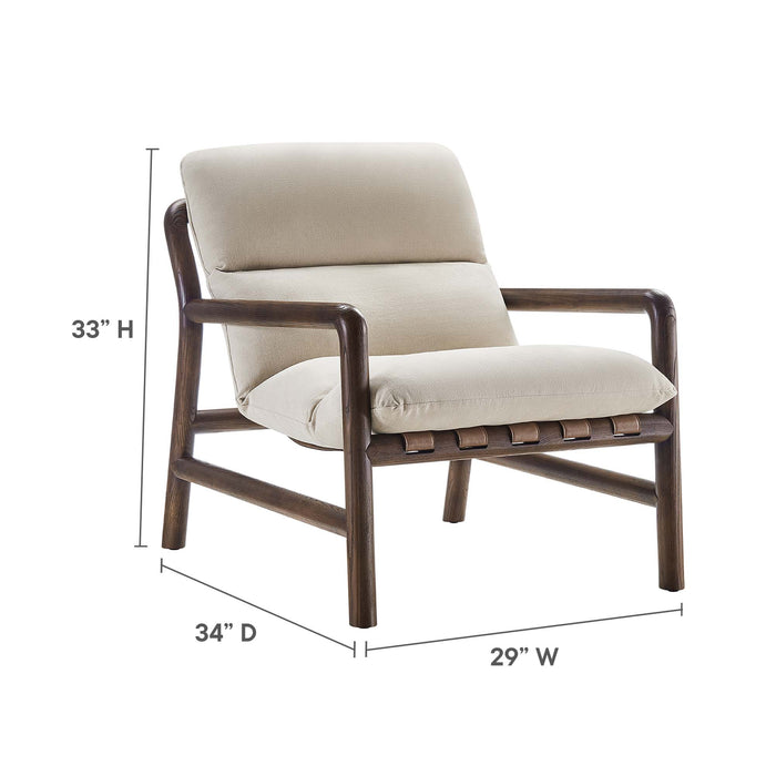 Paxton Wood Sling Chair by Modway