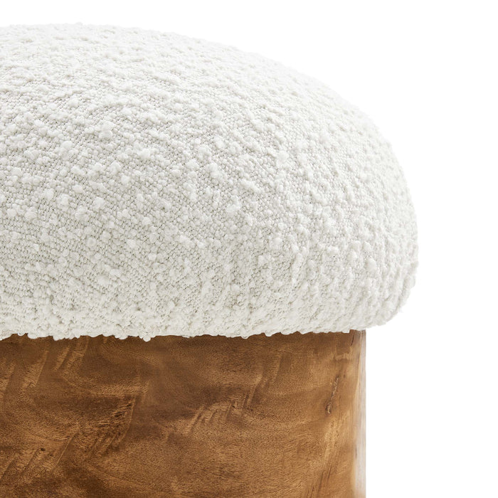 Breeze Boucle Upholstered Ottoman by Modway