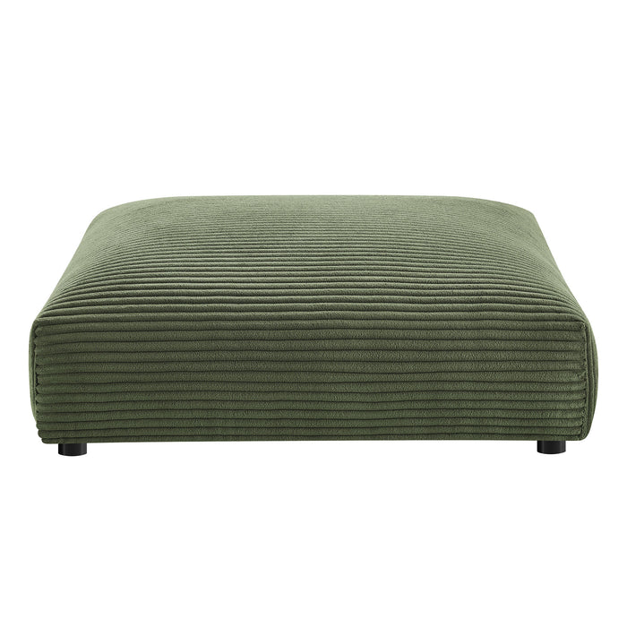 Solace Modular Corduroy Upholstered Ottoman by Modway