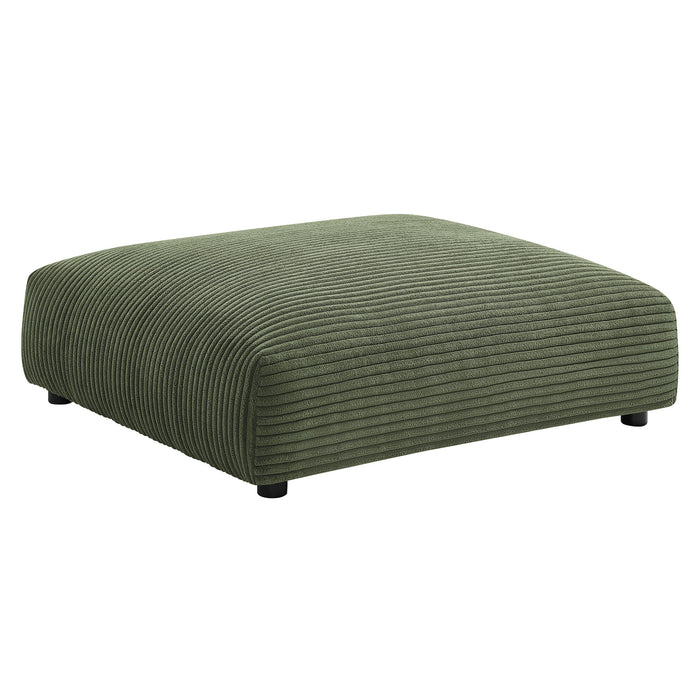 Solace Modular Corduroy Upholstered Ottoman by Modway