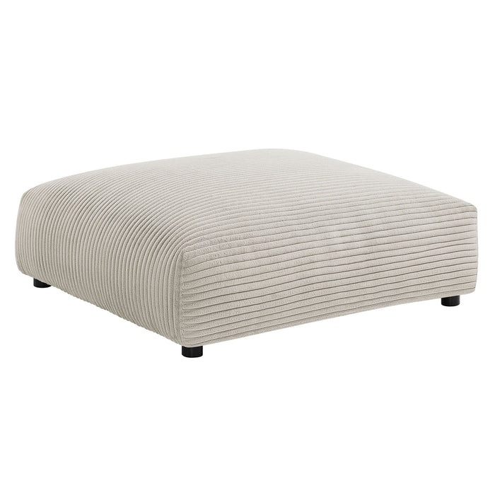 Solace Modular Corduroy Upholstered Ottoman by Modway