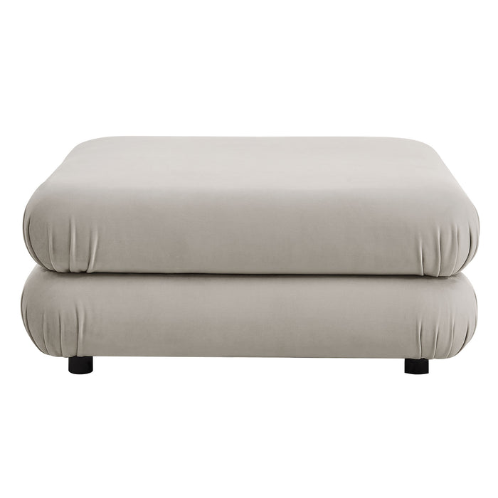 Jubilee Modular Performance Velvet Ottoman by Modway