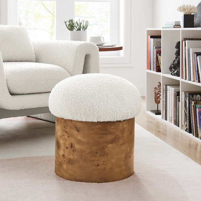 Breeze Boucle Upholstered Ottoman by Modway