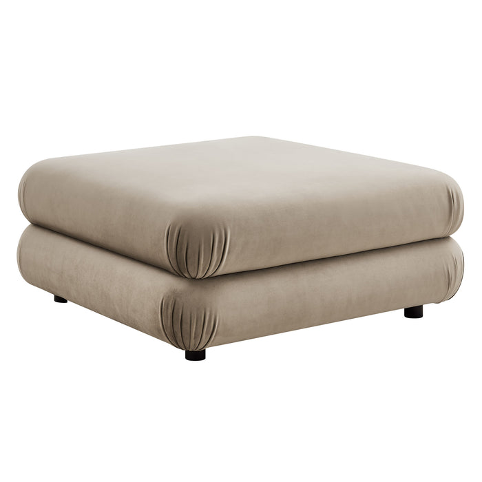 Jubilee Modular Performance Velvet Ottoman by Modway