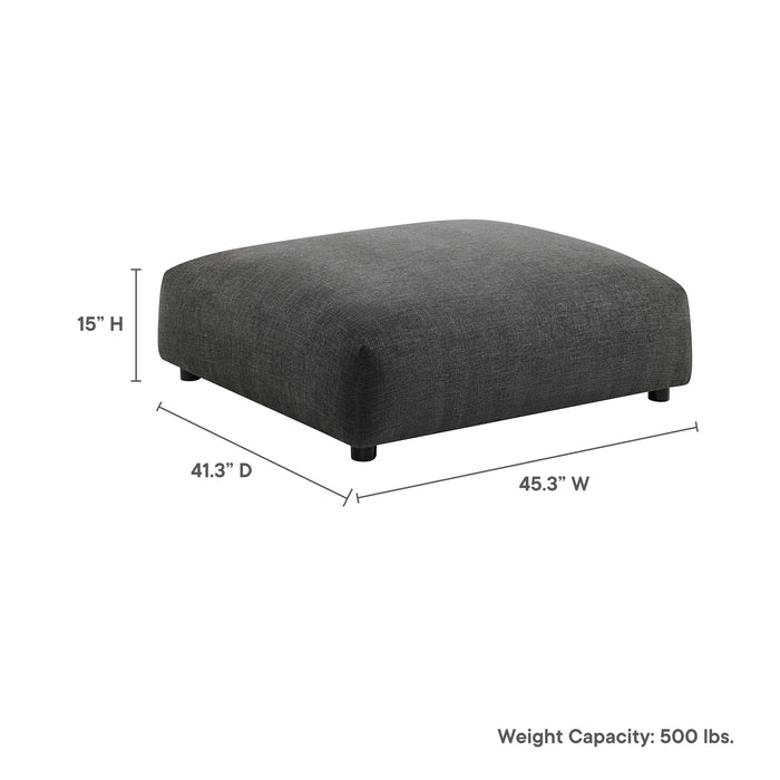 Solace Modular Upholstered Fabric Ottoman by Modway