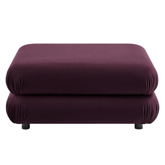 Jubilee Modular Performance Velvet Ottoman by Modway