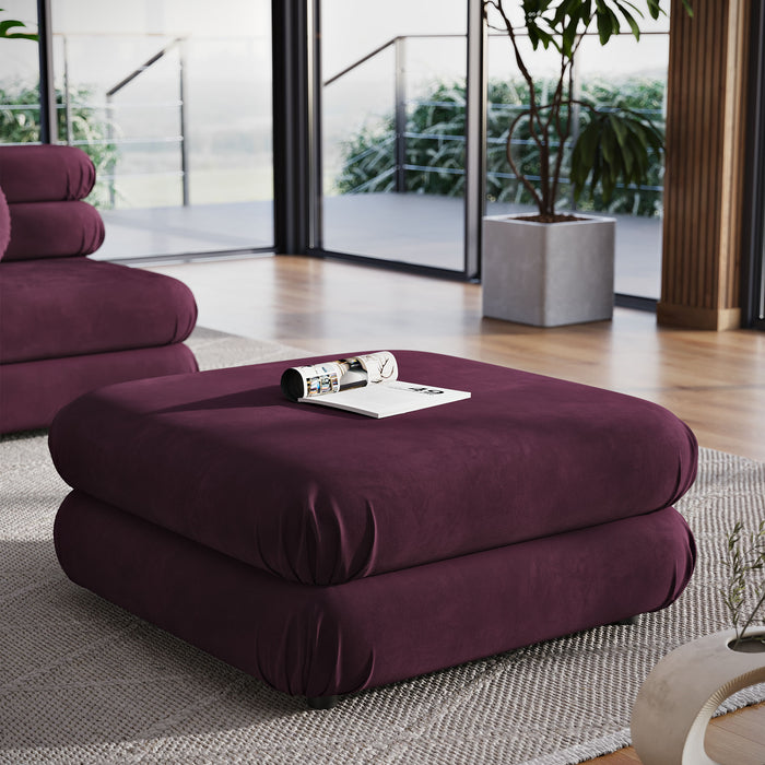 Jubilee Modular Performance Velvet Ottoman by Modway