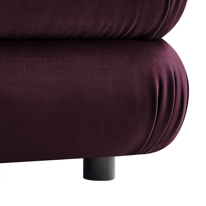 Jubilee Modular Performance Velvet Ottoman by Modway