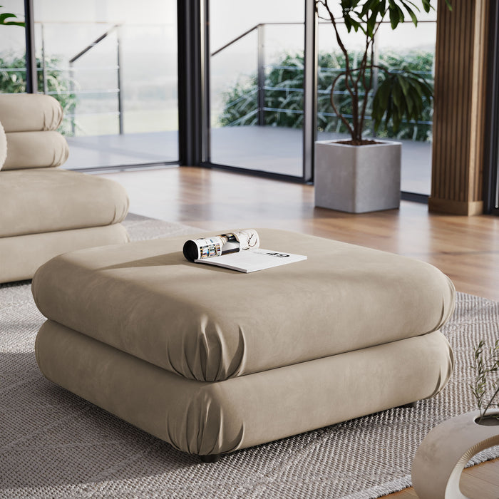 Jubilee Modular Performance Velvet Ottoman by Modway