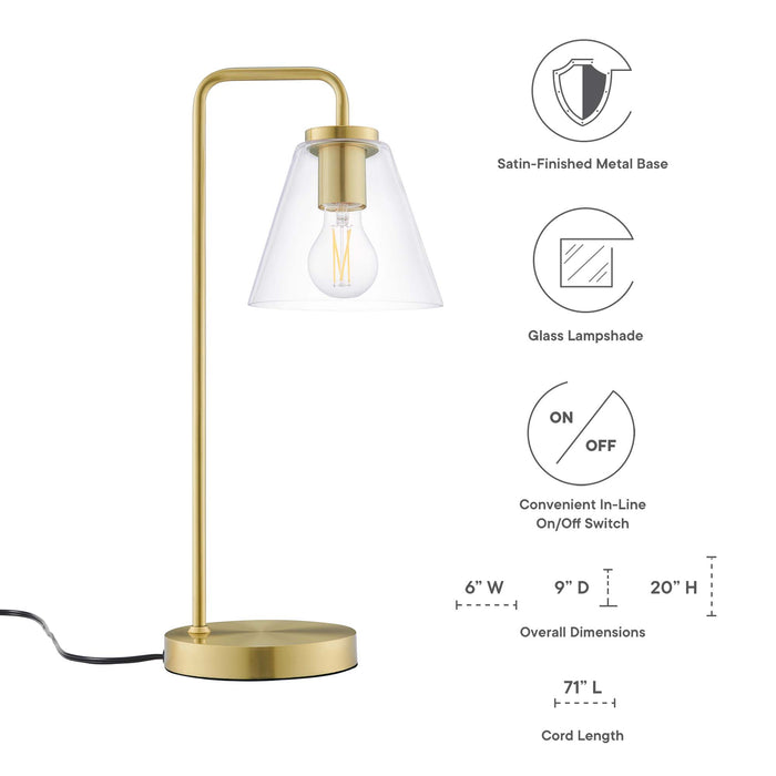 Element Glass Table Lamp by Modway