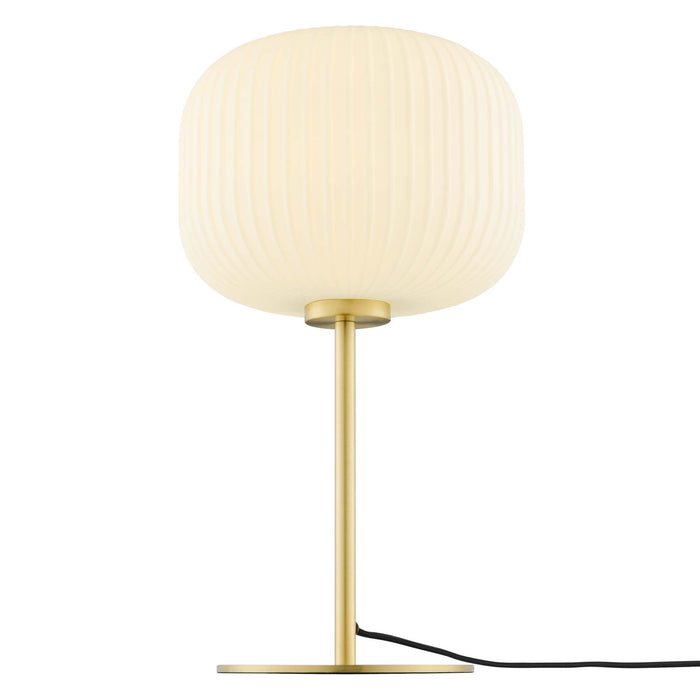 Reprise Glass Sphere Glass and Metal Table Lamp by Modway