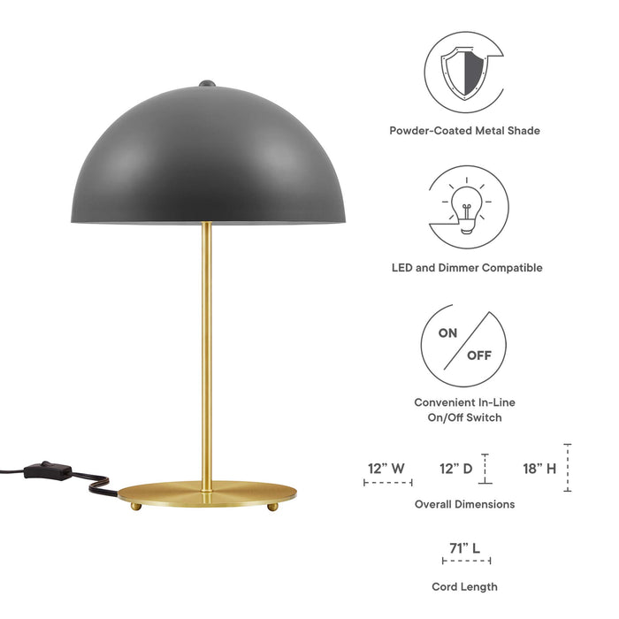 Ideal Metal Table Lamp by Modway