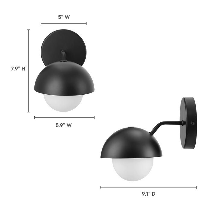 Eclipse Globe Wall Sconce by Modway