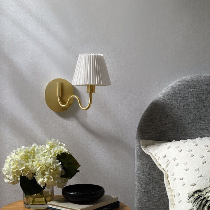 Wave Squiggle Arm Wall Sconce by Modway