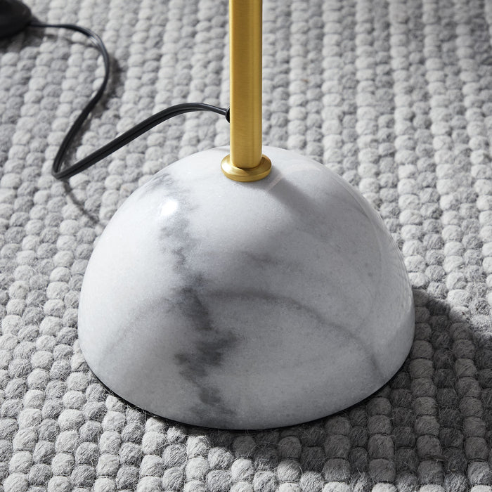 Illusion Marble Dome Floor Lamp by Modway