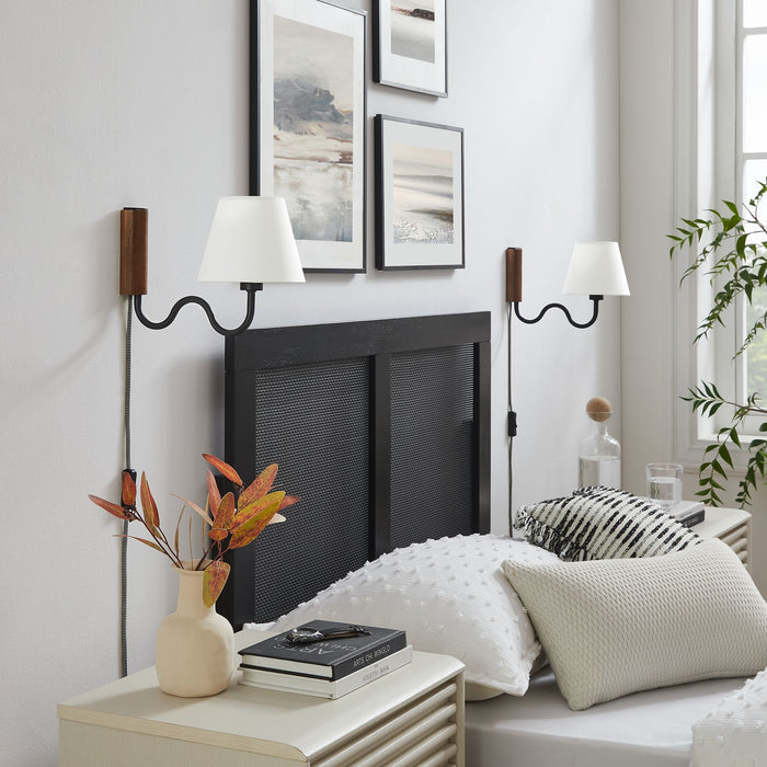 Sunlit Squiggle Arm Wall Sconce by Modway