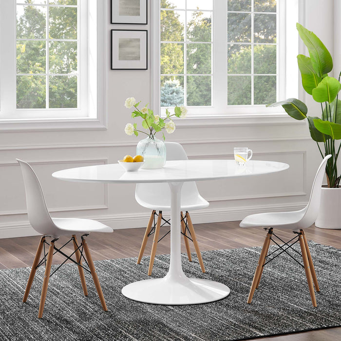 Lippa 60" Oval Wood Top Dining Table by Modway