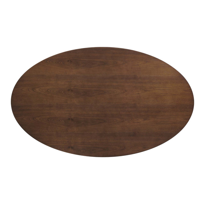 Lippa 78" Oval Wood Dining Table by Modway