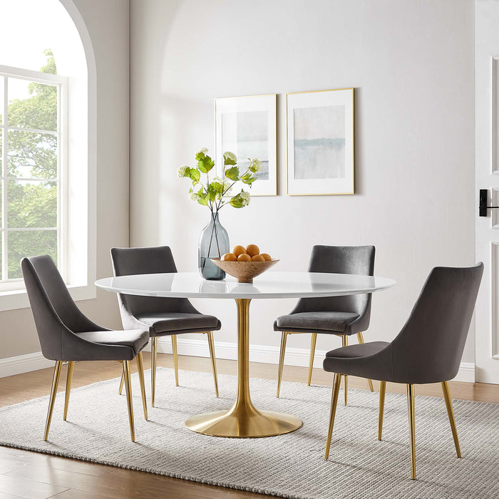 Lippa 60" Round Wood Dining Table by Modway